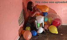 Tillfredsställ din fetisch med ballongpoppning i HD