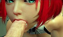 Une MILF rousse profite de sexe anal avec son partenaire bien membré dans un jeu Hentai en 3D