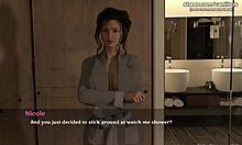 एक 3D एनिमेटेड गेम में, बड़े स्तनों वाली एक स्टेपमदर अपने पति को धोखा देती है और होटल में नहाने के बाद एक जवान आदमी के साथ गर्म मुठभेड़ का आनंद लेती है।