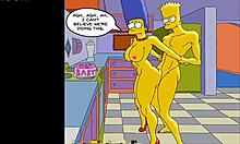 Марџ, несташна домаћица, бива анално пенетрирана и у теретани и код куће током одсуства свог мужа, са духовитим хентаи цртаним филмом на тему Симпсонових