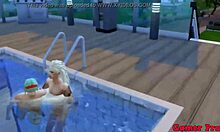 Hinata a její kamarádka Madara si užívají den u bazénu a zapojují se do vzájemné masturbace, přičemž Hinata nabízí své kamarádce potěšení análně