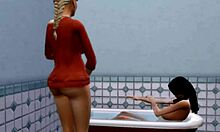 Sims 4 tyttöjen ilta - Parodia ystävien kanssa
