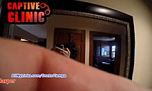 Watch the entire movie at captive clinic com featuring Hope Harpers and her behind the scenes sfw
